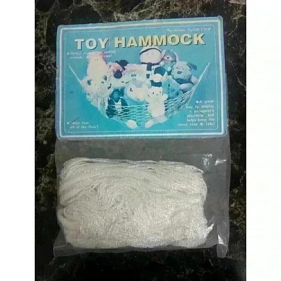 Vintage Hanging Toy Hammock New Old Stock Nylon Cord Made in Taiwan - Picture 1 of 2